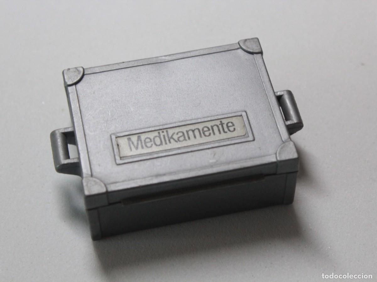 Playmobil: Accesorio Playmobil malet&iacute;n m&eacute;dico gris Medikamente