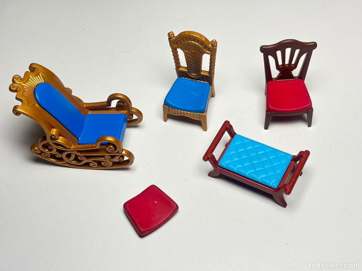 Playmobil: Playmobil lote mecedora silla banqueta victoriana
