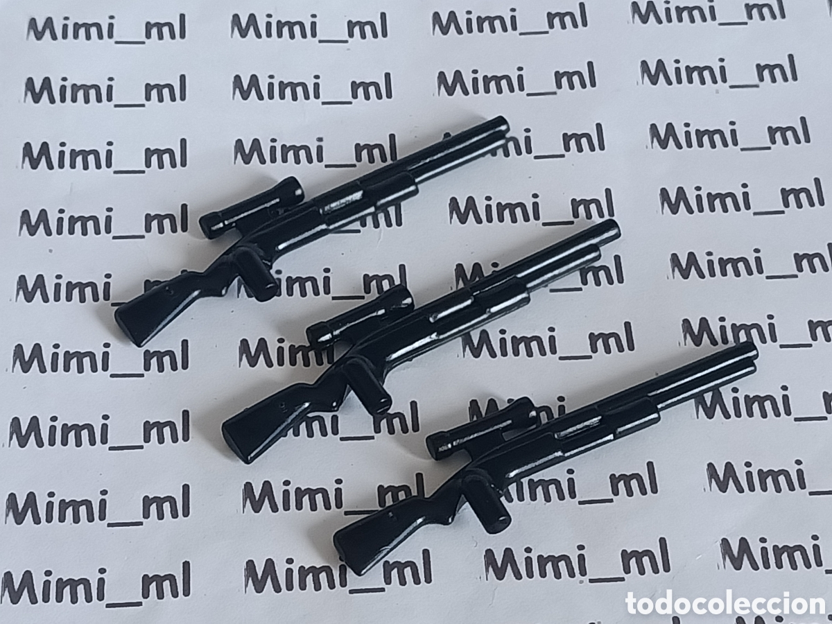 Playmobil: Playmobil 3 rifles negros francotirador expedici&oacute;n polar ngorongoro Safari
