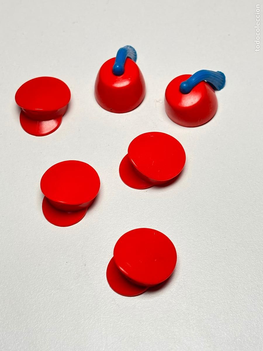 Playmobil: Playmobil gorra sombrero rojo con vitola azul
