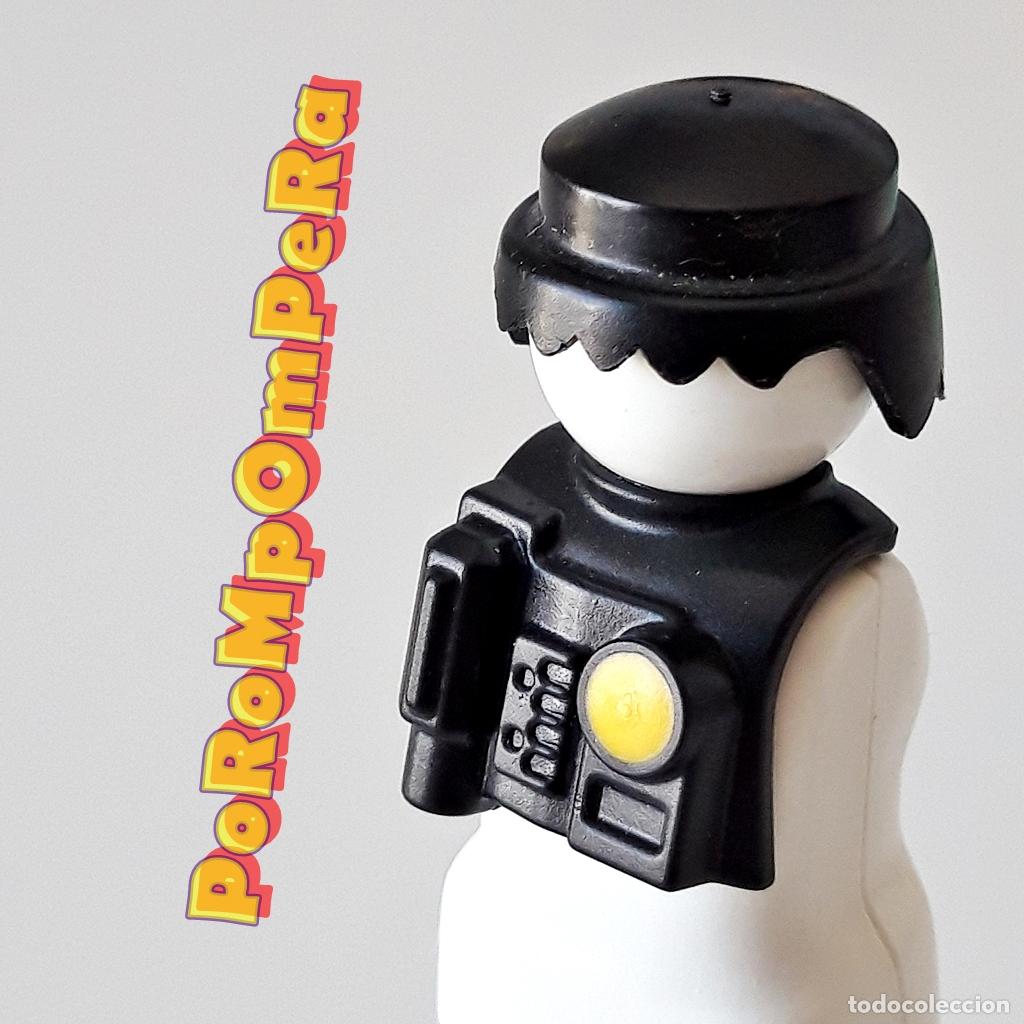 Playmobil: PLAYMOBIL PECHERA NEGRA AGENTE ESPACIAL POLIC&Iacute;A - SET/S POR DETERMINAR MDV