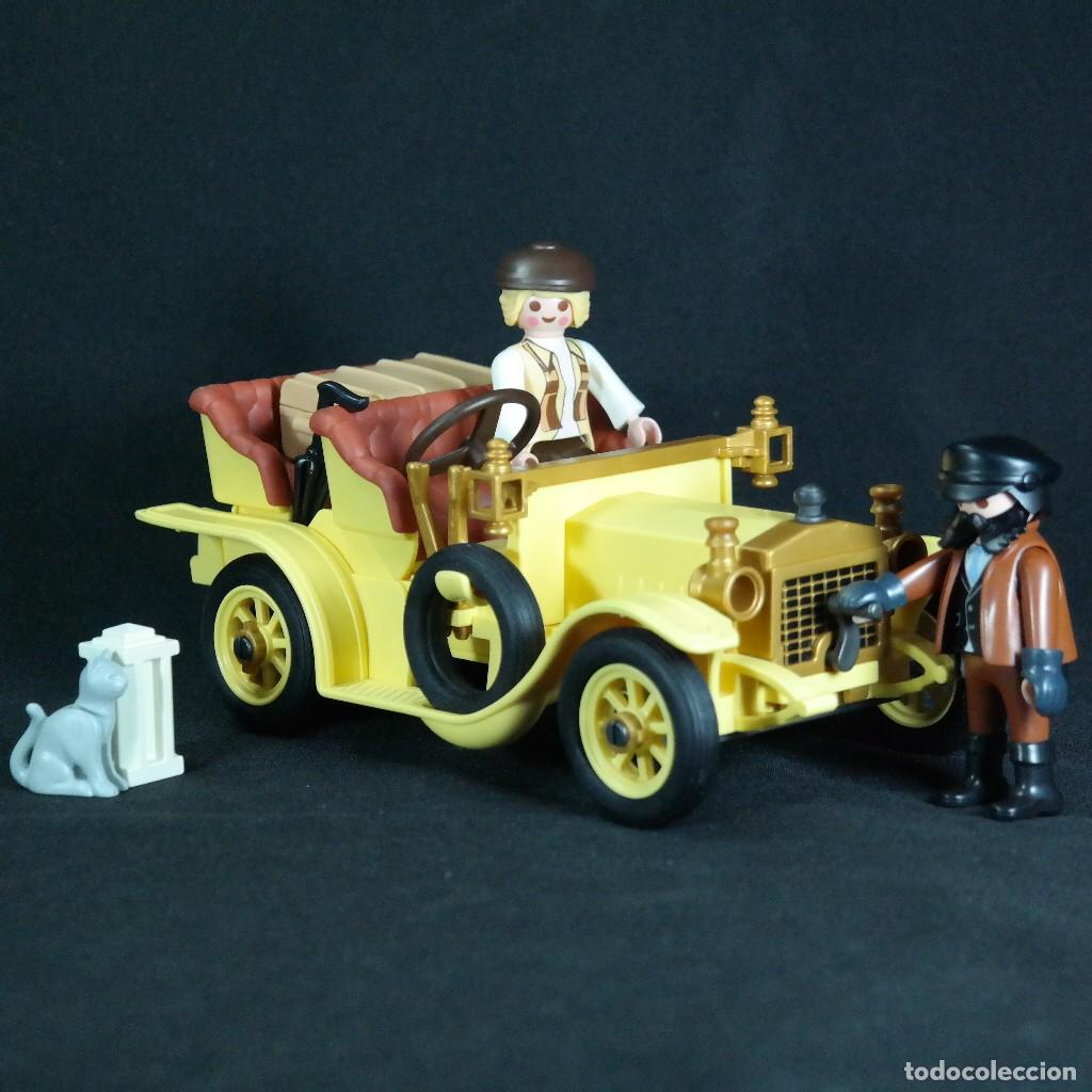 Playmobil: Playmobil auto coche victoriano con dos figuras y gato ☼