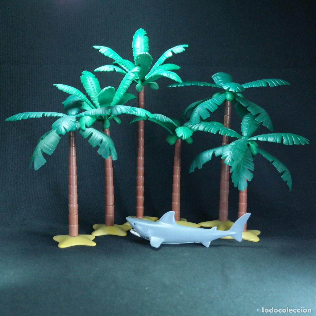 Playmobil: Playmobil 6 palmeras con tiburon ☼