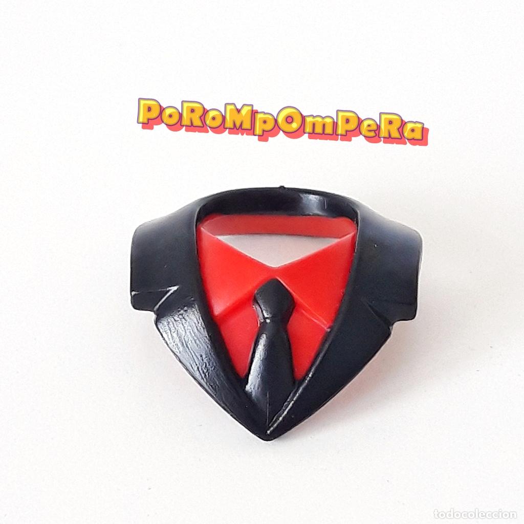 Playmobil: PLAYMOBIL CUELLO NEGRO CORBATA CAMISA ROJA SOLAPA CUSTOM/COMPLETAR MDX