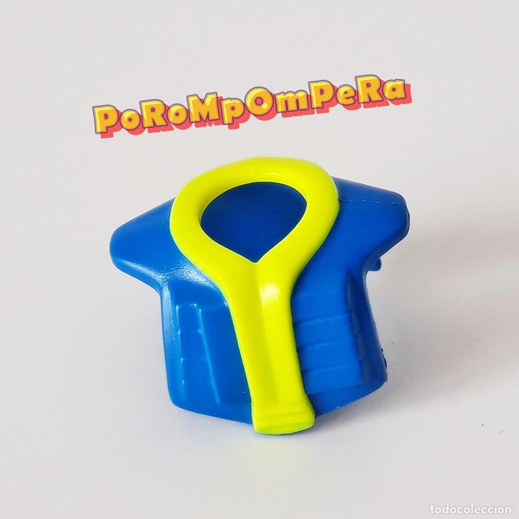 Playmobil: PLAYMOBIL PECHERA AZUL-AMARILLO NE&Oacute;N CUSTOM/COMPLETAR ASTRONAUTA EXTRATERRESTRE ALIEN MDV