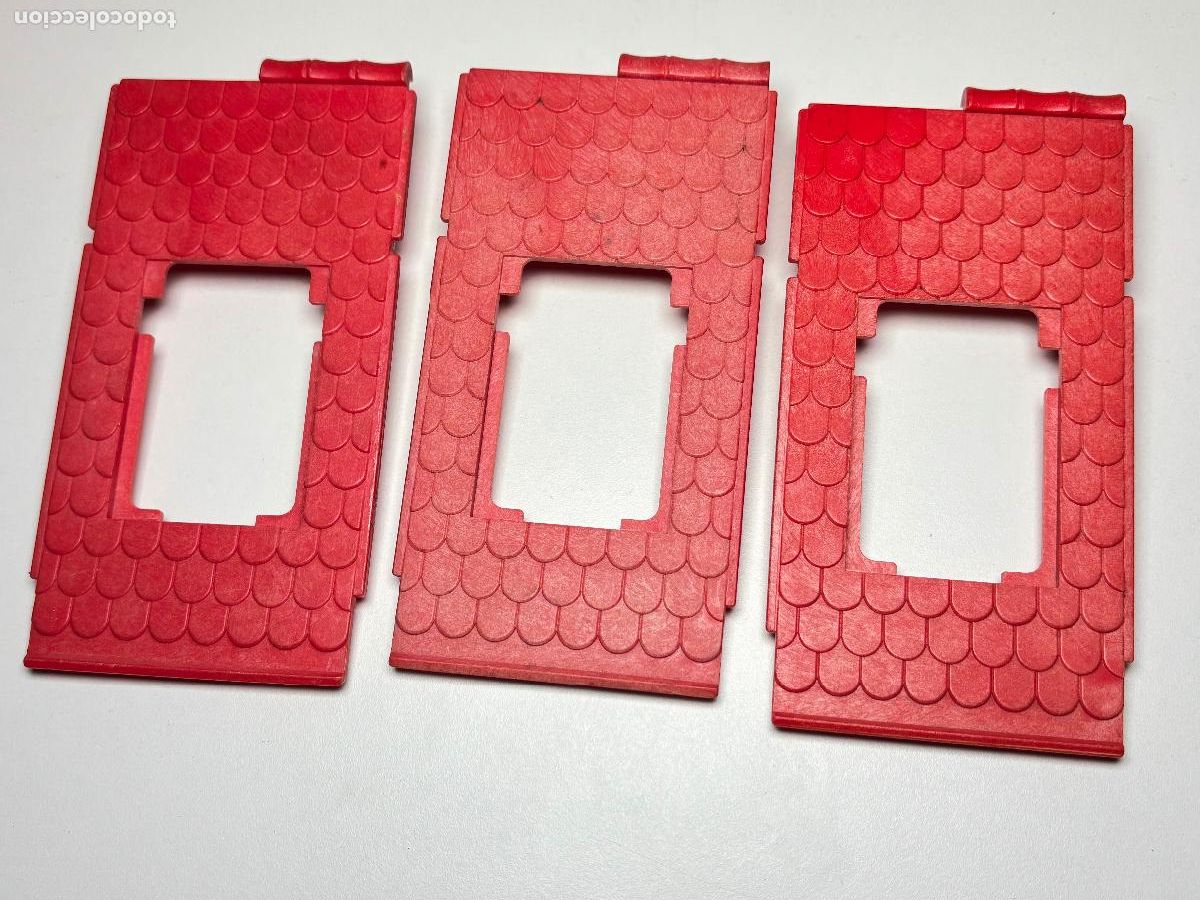 Playmobil: PLAYMOBIL lote ventana tejado rojo casa medieval