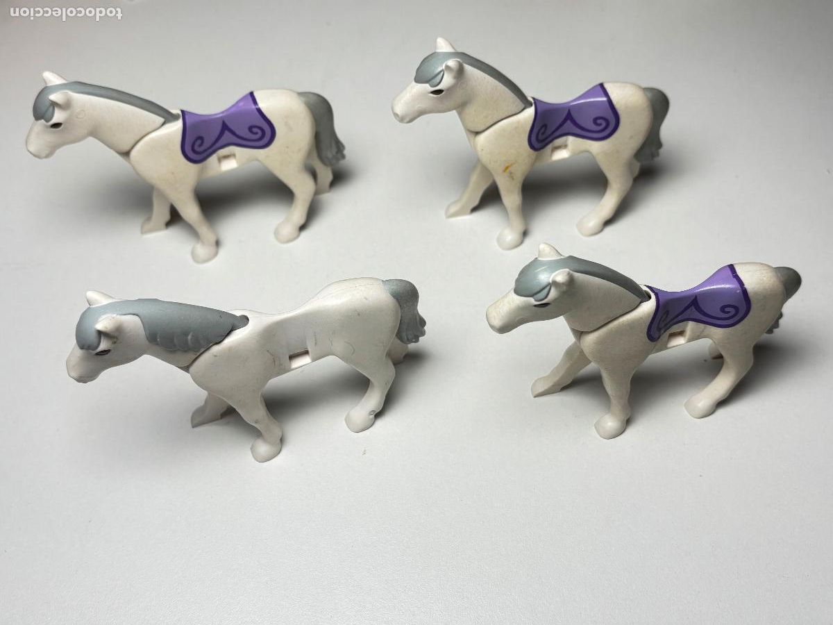 Playmobil: PLAYMOBIL lote caballo moderno descoloridos