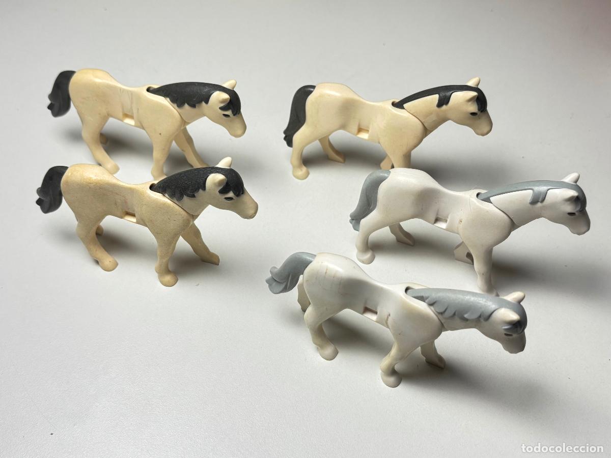Playmobil: PLAYMOBIL lote caballo moderno descoloridos