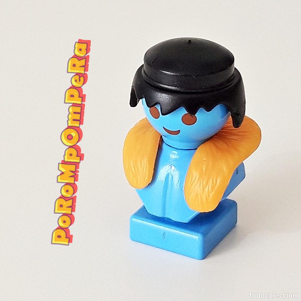 Playmobil: PLAYMOBIL PIEL CUELLO MOSTAZA-NARANJX ESQUIMAL &Eacute;POCA 3465 3466 3910 BUFANDA CHAL PA&Ntilde;UELO MDV