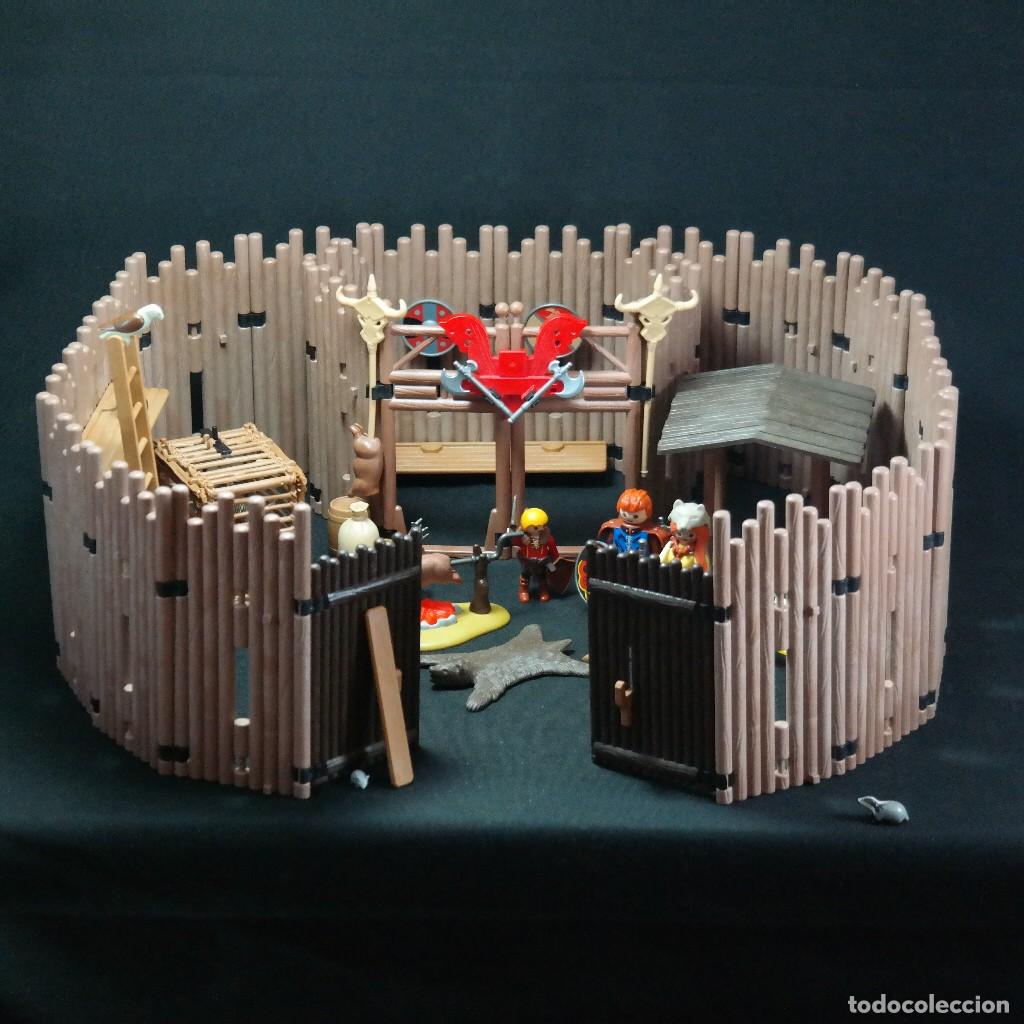 Playmobil: Playmobil fuerte vikingo con familia y muchos accesorios ☼