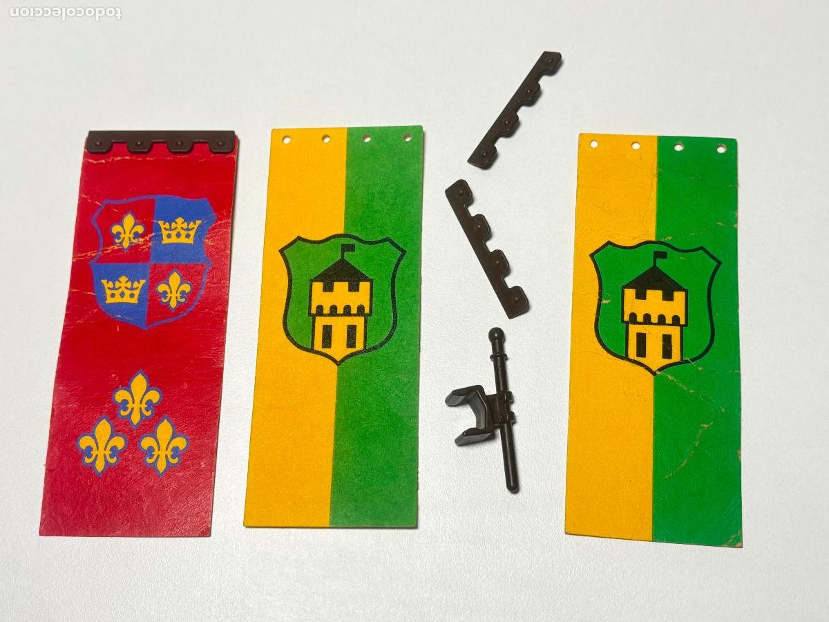 Playmobil: PLAYMOBIL 3666 lote estandarte bandera Castillo
