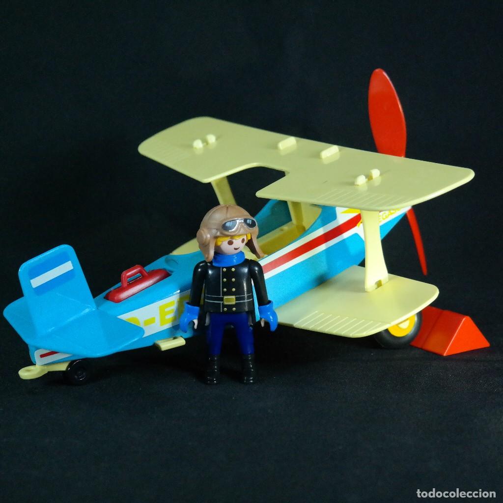 Playmobil: Playmobil biplano con piloto ☼