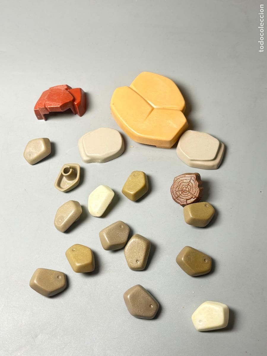 Playmobil: PLAYMOBIL lote roca peque&ntilde;a escenario oeste indio