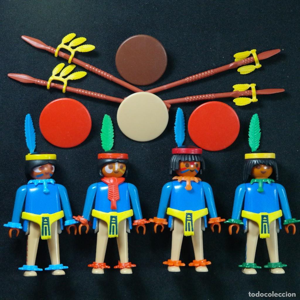 Playmobil: Playmobil 4 indios ☼