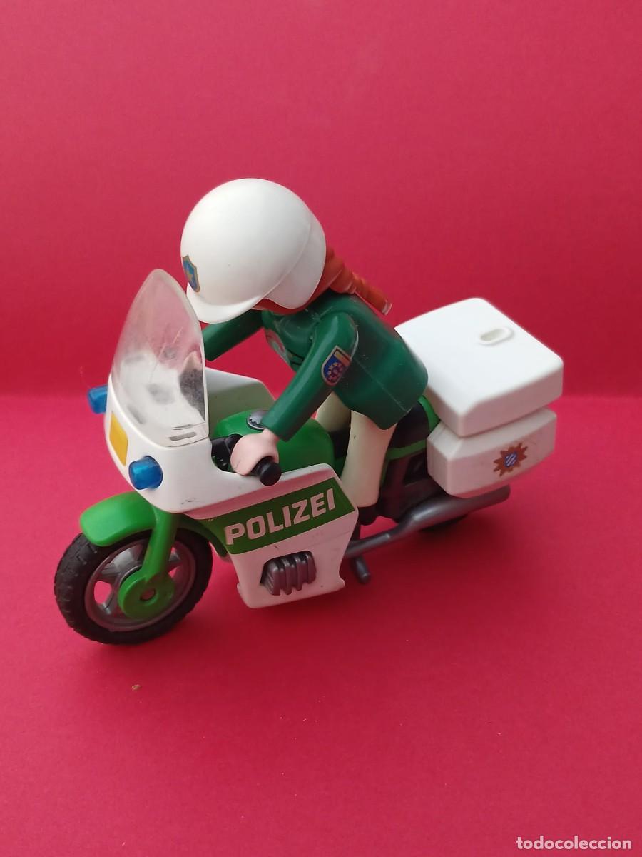 Playmobil: Playmobil moto policia chica