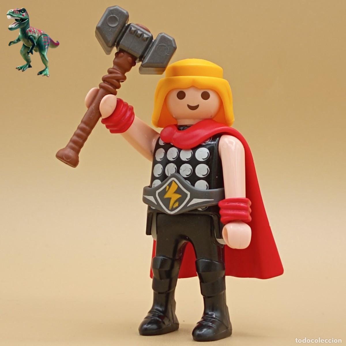 Playmobil: Playmobil Thor Vengadores Avengers comics Marvel superheroe martillo mj&ouml;lnir vikingo medieval