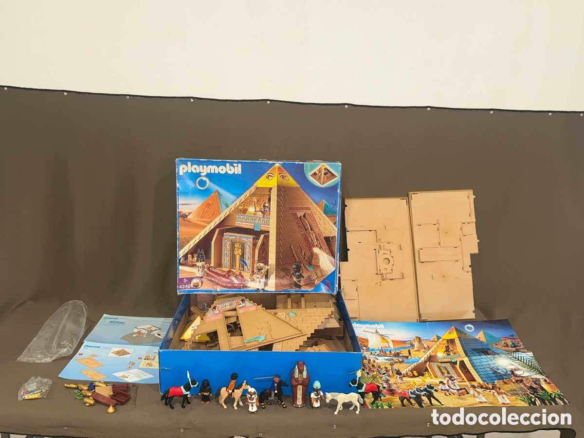 Playmobil: PIR&Aacute;MIDE PLAYMOBIL 4240 EN CAJA *VER FOTOS* *DESCONOZCO SI EST&Aacute; COMPLETO*