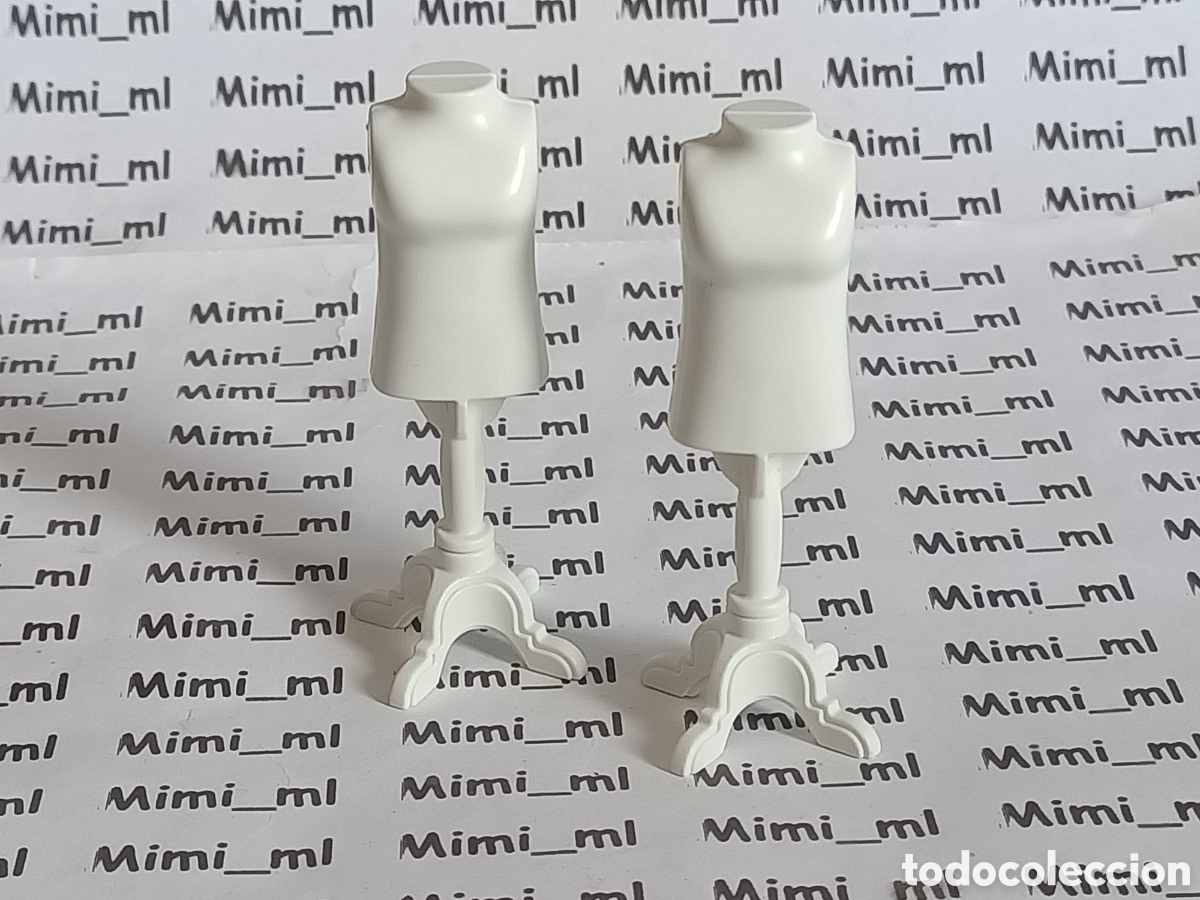 Playmobil: Playmobil 2 maniqu&iacute;es color blanco moda boutique centro comercial city