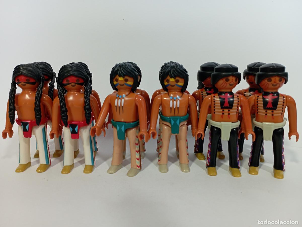 Playmobil: PLAYMOBIL 12 FIGURAS INDIOS--VIERNES 5/6 VACACIONES