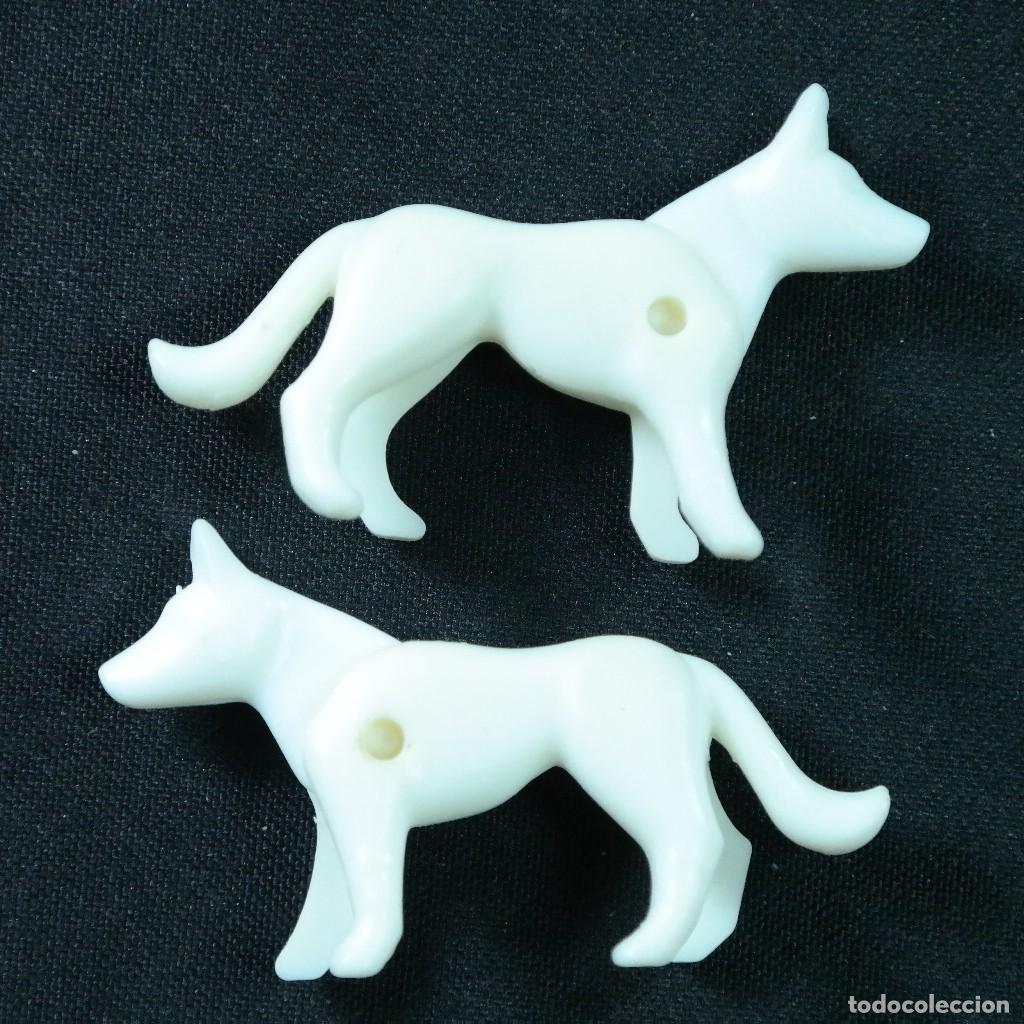 Playmobil: Playmobil 2 perros blancos ☼