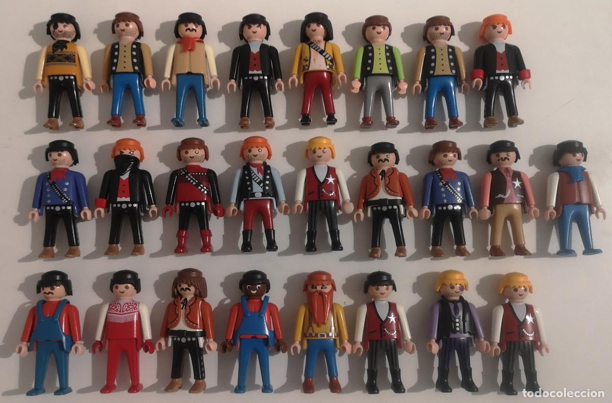 Playmobil: PLAYMOBIL OESTE LOTE CLICKS A&Ntilde;OS 80/90