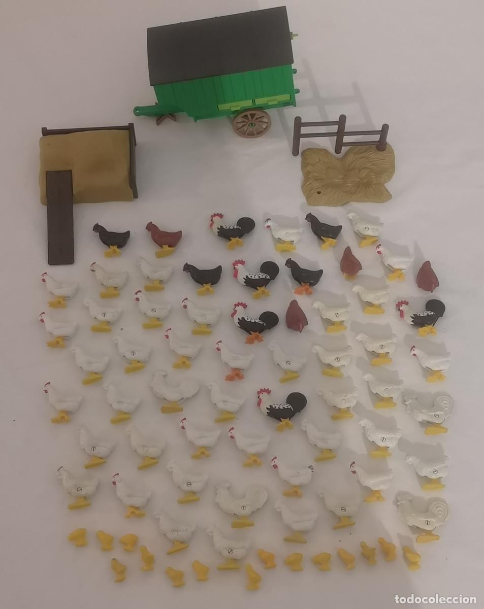 Playmobil: PLAYMOBIL GRANJA MEDIEVAL LOTE ACCESORIOS GALLINERO