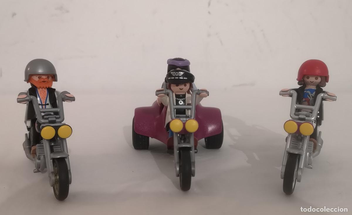 Playmobil: PLAYMOBIL CITY LOTE MOTORISTAS HARLEY CHOPPER