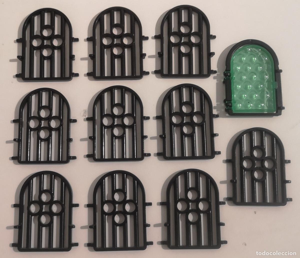 Playmobil: PLAYMOBIL MEDIEVAL STECK SYSTEM LOTE VERJAS VENTANAS CASTILLO