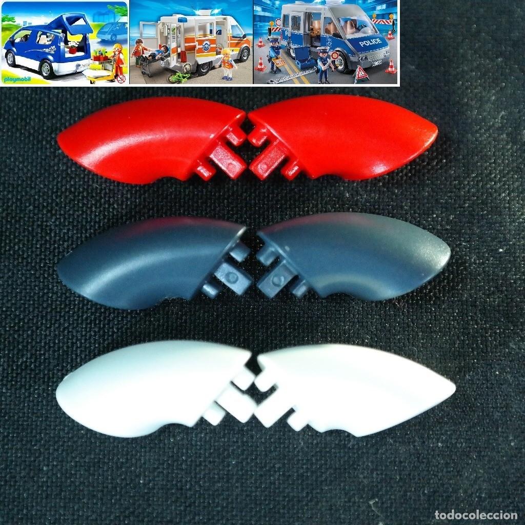 Playmobil: Playmobil 3 pares de espejos para vans y camionetas como ref. 4483, 5541, 9236 y otras ☼
