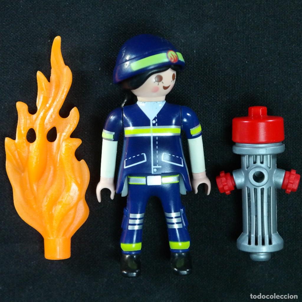 Playmobil: Playmobil mujer bombero ☼