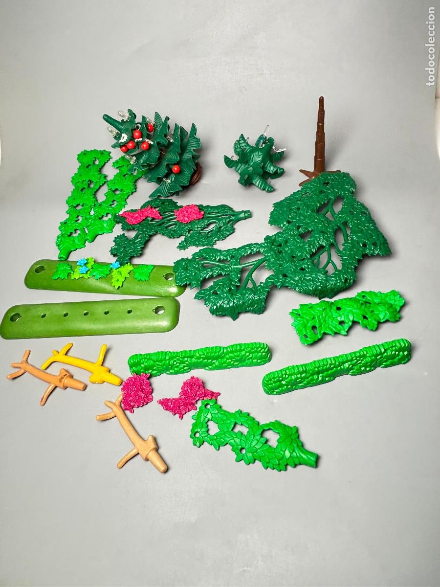 Playmobil: PLAYMOBIL lote planta seto &aacute;rbol