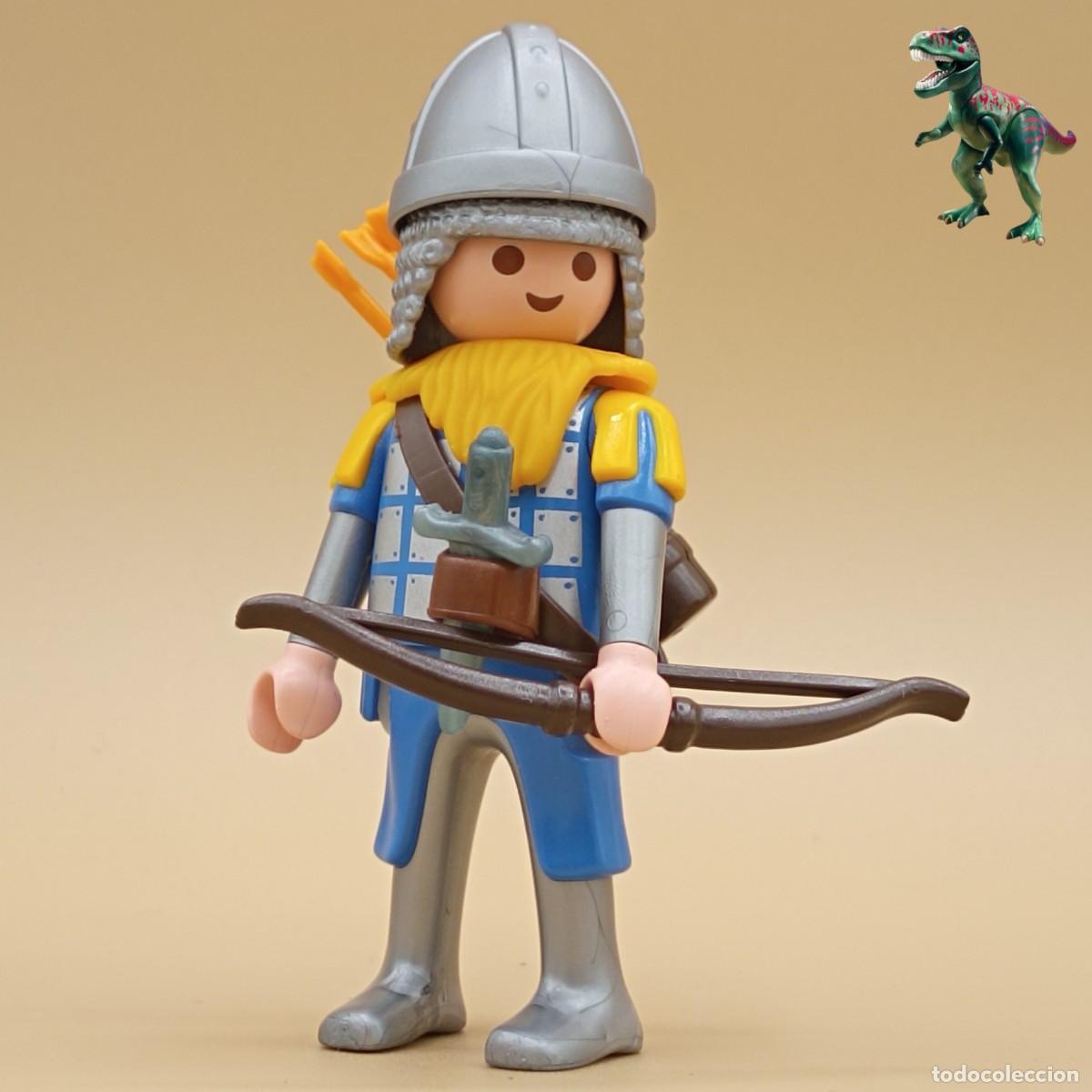 Playmobil: Playmobil figura arquero asirio azul romano soldado legion legionario auxiliar medieval 4275 4276