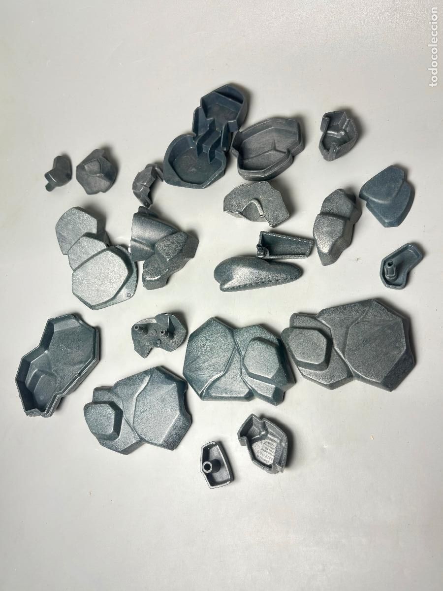 Playmobil: PLAYMOBIL lote roca tapa gris oscuro despiece escenario