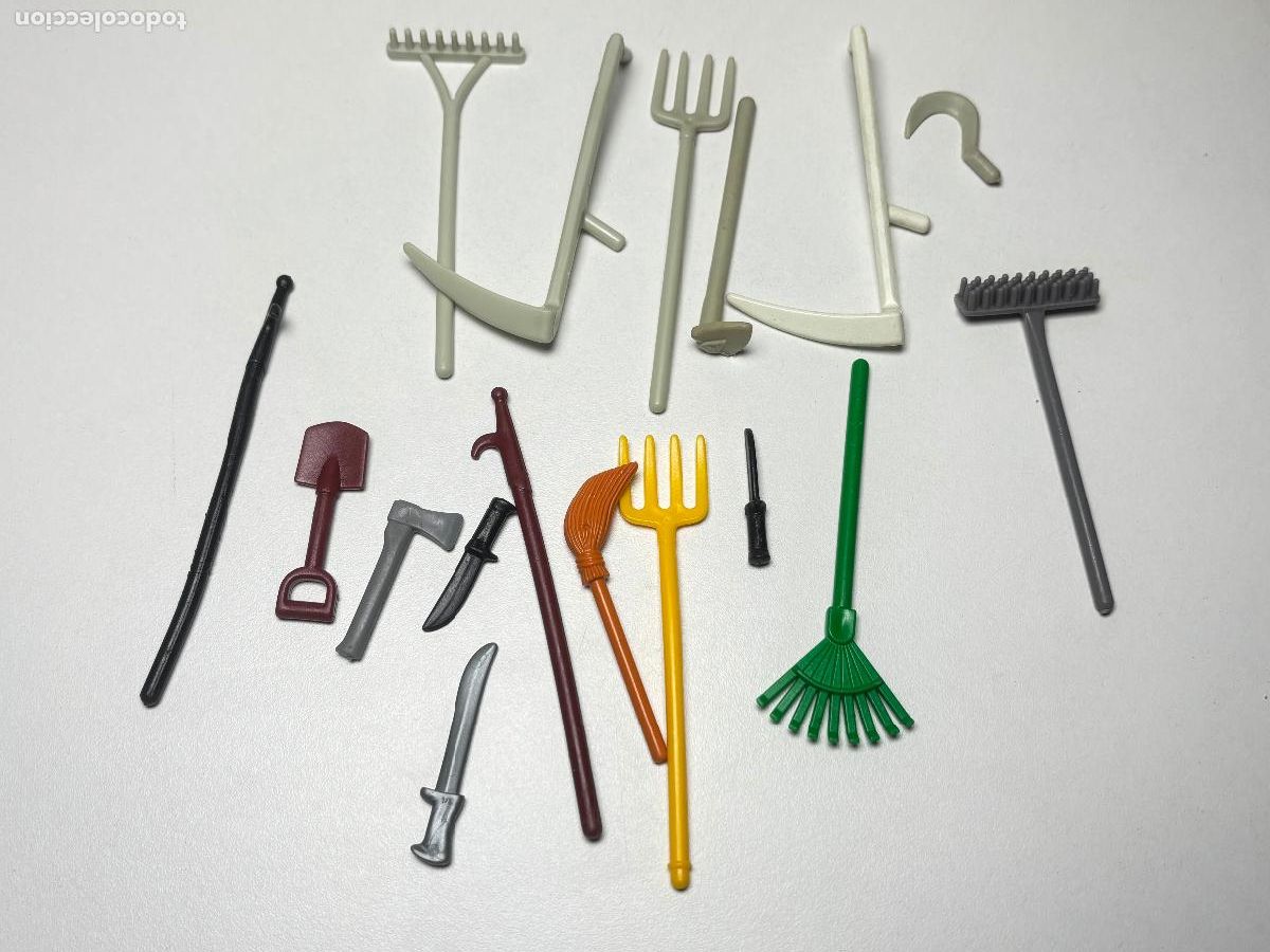 Playmobil: PLAYMOBIL lote herramienta granja accesorios