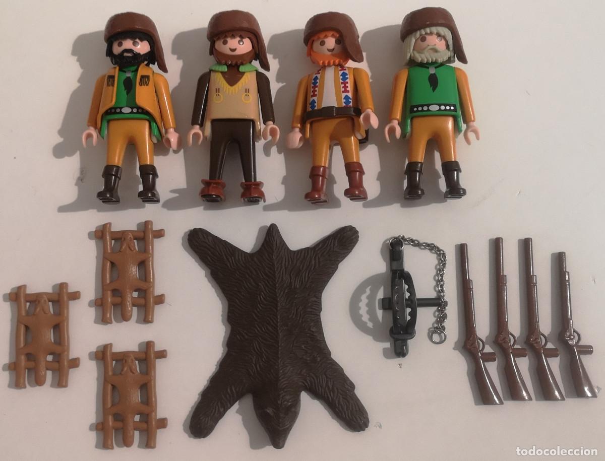 Playmobil: PLAYMOBIL OESTE LOTE TRAMPEROS + ACCESORIOS