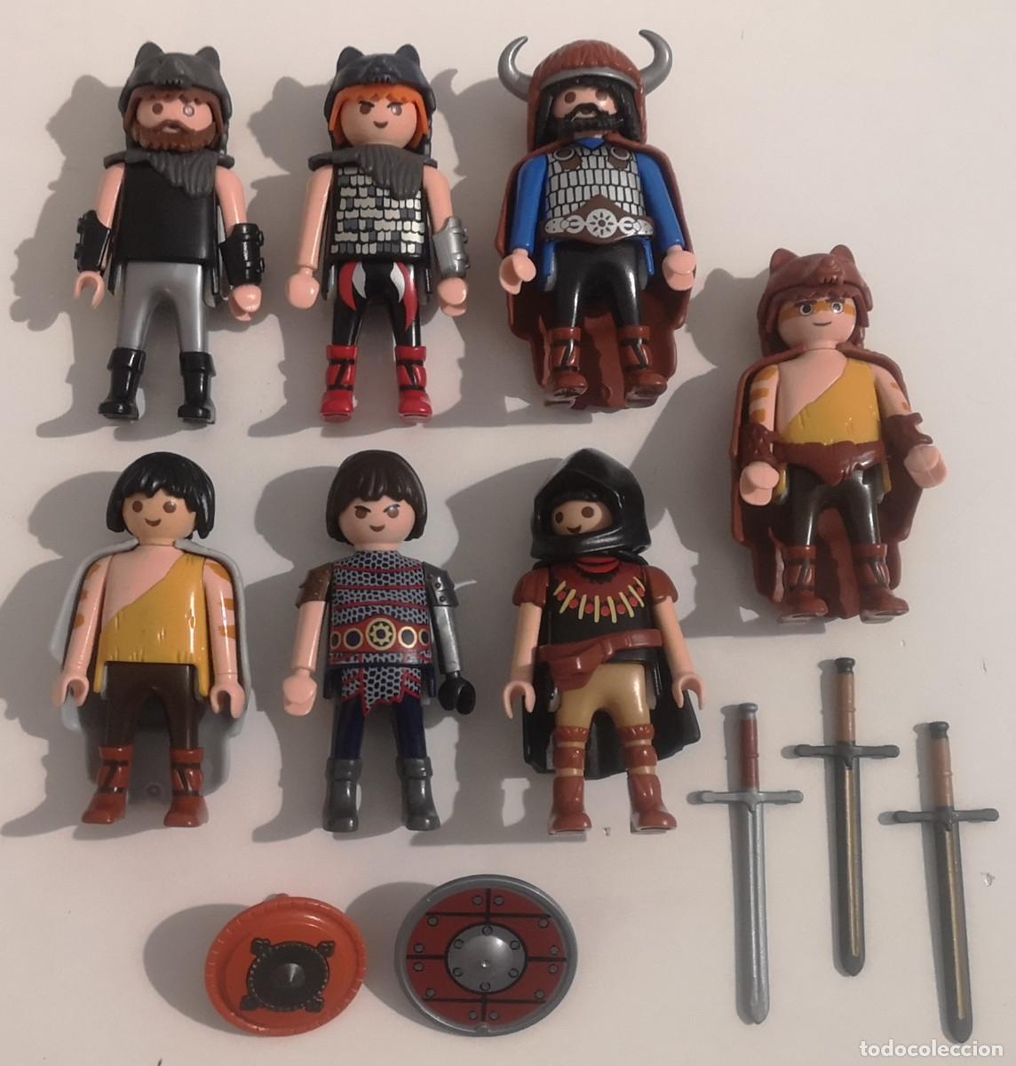 Playmobil: PLAYMOBIL ROMA LOTE B&Aacute;RBAROS GERMANOS SAJONES V&Aacute;NDALOS