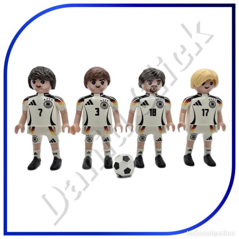 Playmobil: PLAYMOBIL FUTBOLISTAS ALEMANIA JUGADORES DE FUTBOL X 4 UDS