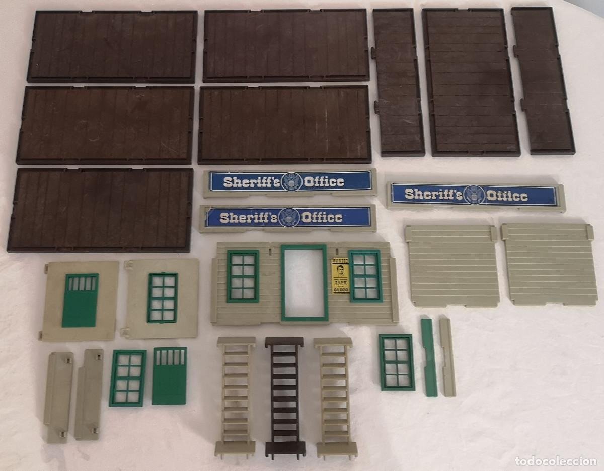 Playmobil: PLAYMOBIL OESTE LOTE PIEZAS EDIFICIOS OESTE A&Ntilde;OS 80