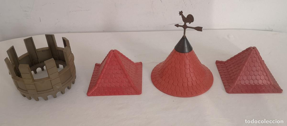 Playmobil: PLAYMOBIL MEDIEVAL STECK SYSTEM LOTE TEJADOS CASTILLO
