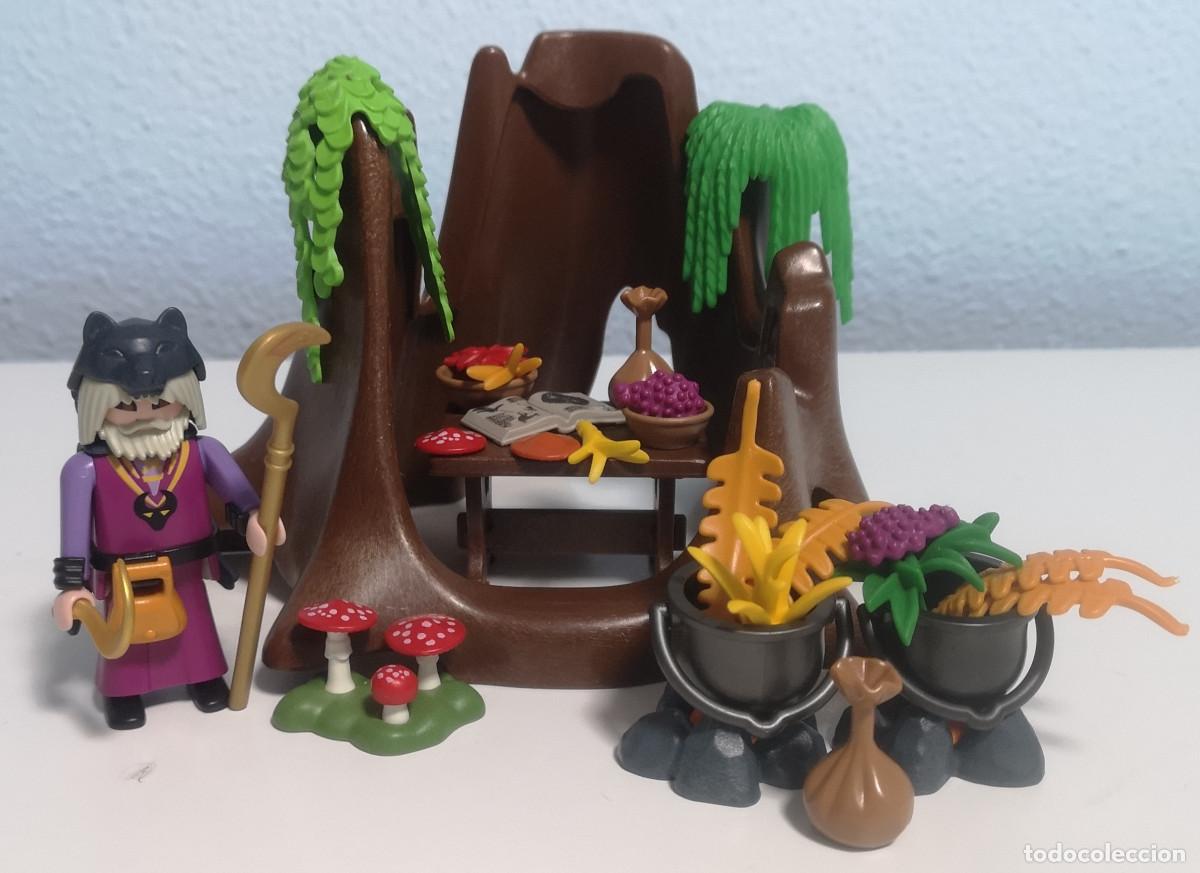 Playmobil: PLAYMOBIL MEDIEVAL FANTAS&Iacute;A DRUIDA DEL BOSQUE