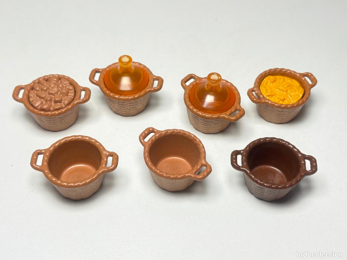 Playmobil: PLAYMOBIL lote canasto cereal con botella