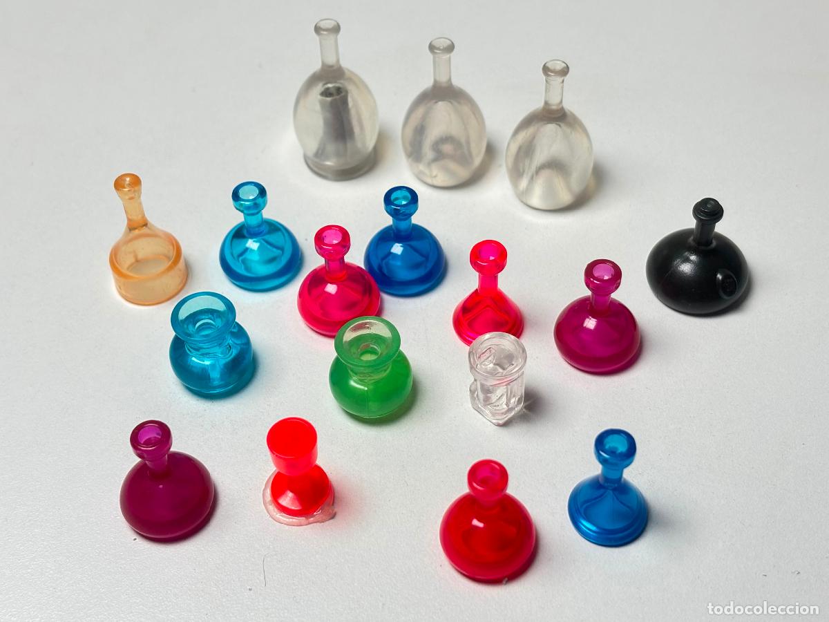 Playmobil: PLAYMOBIL lote botella recipiente transl&uacute;cida