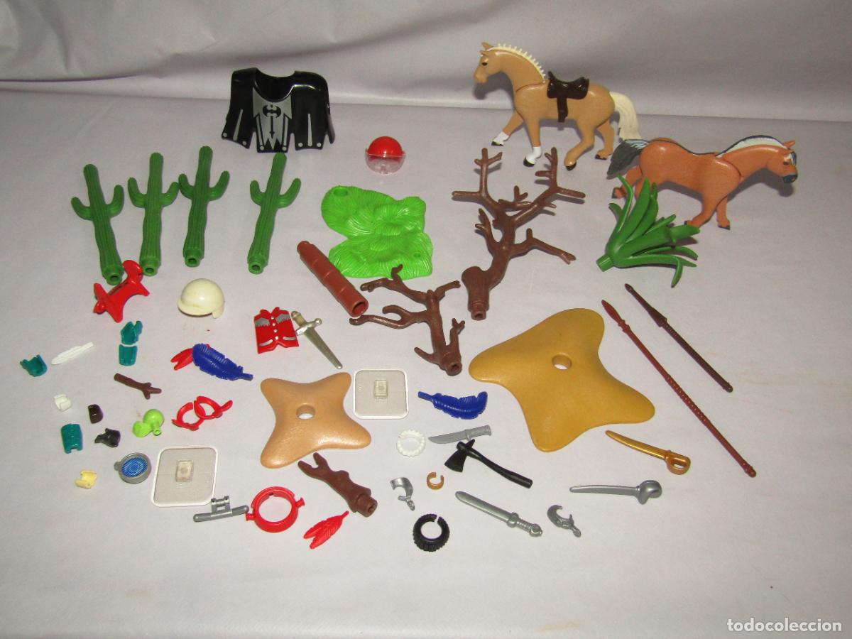 Playmobil: Lote de Caballos y Accesorios Originales de PLAYMOBIL