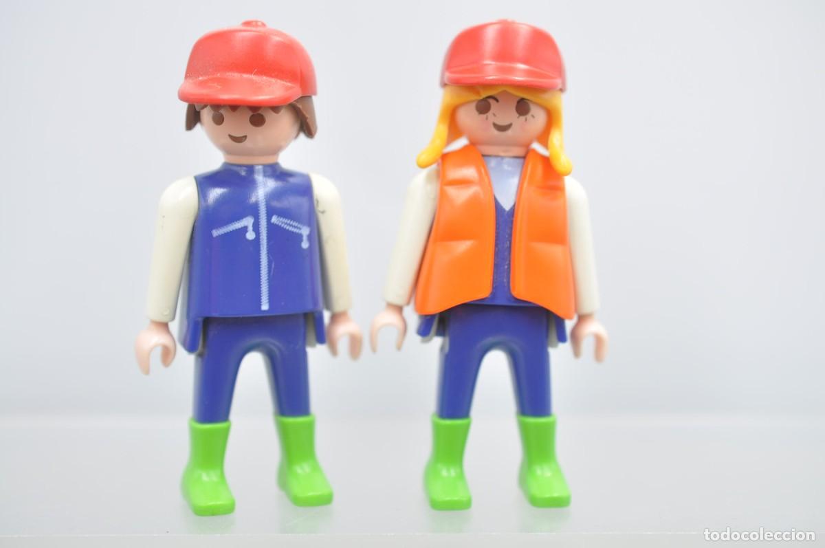 Playmobil: wsk069 Playmobil, figuras granja remolque 3719