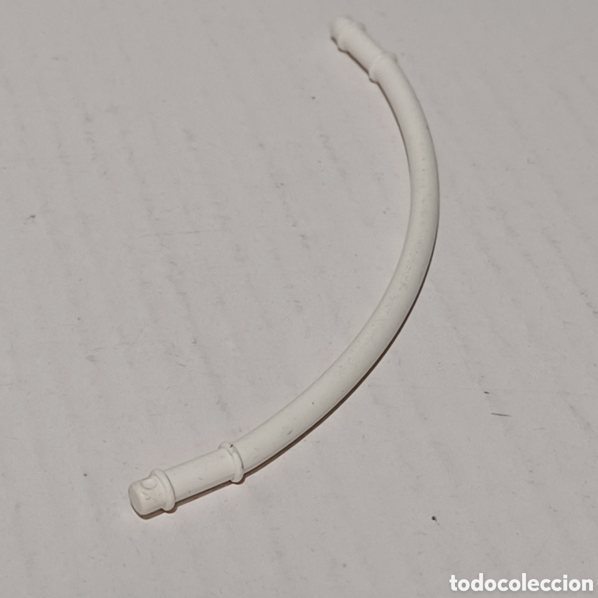 Playmobil: Pieza playmobil enlace blanco curvo 9,5 cm largo union manguito rigido