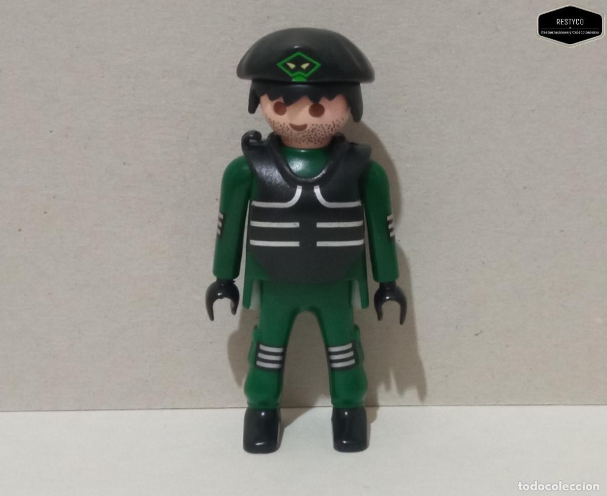 Playmobil: Playmobil - Figura Personaje Soldado Policia Fuerzas Especiales