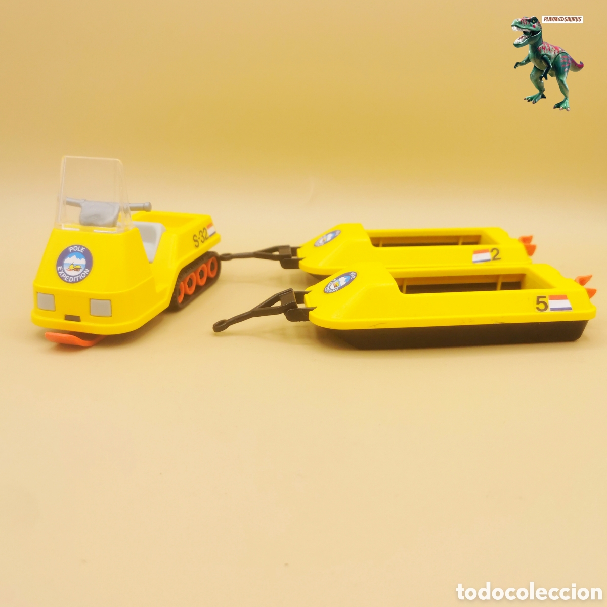 Playmobil: PLAYMOBIL expedicion polar exploradores moto de nieve trineo polo norte sur antartida hielo 3464