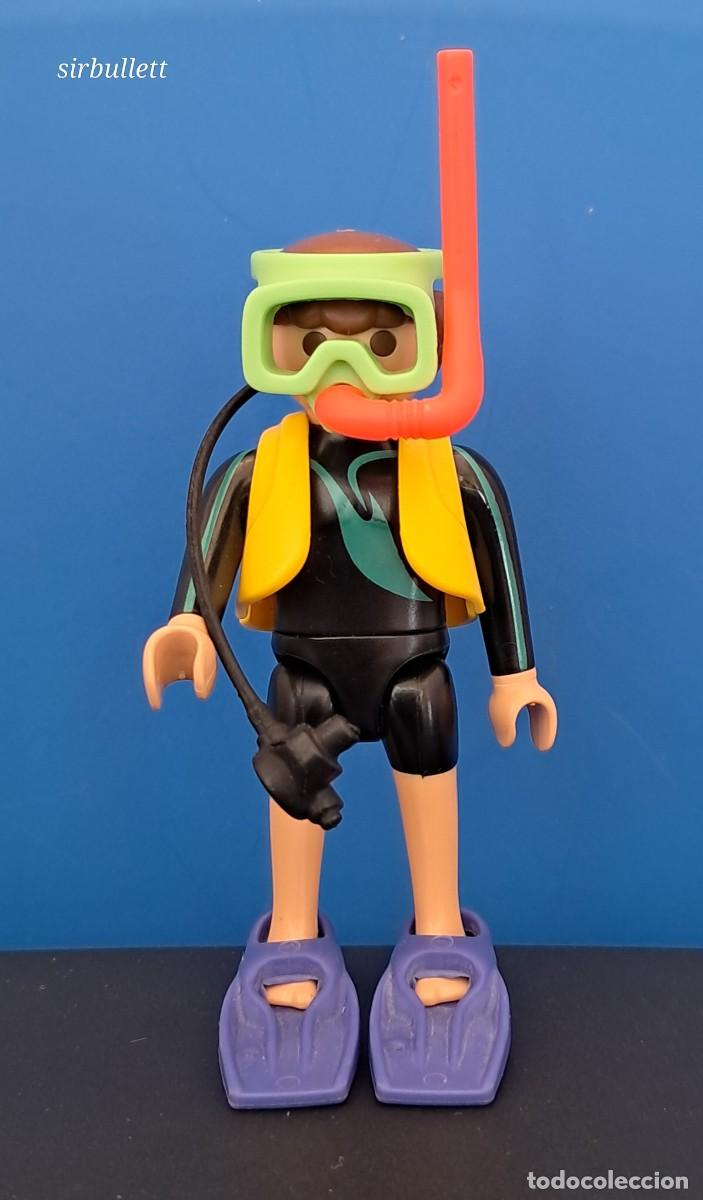 Playmobil: Figura buceador submarinista. Playmobil. 6981 9164 vacaciones aventuras