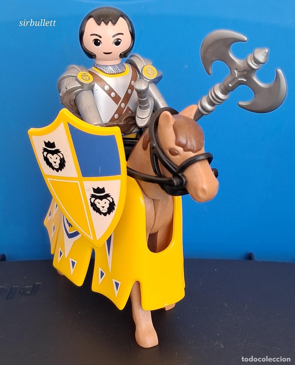 Playmobil: Figura caballero y caballo. Playmobil 6695 Sir Gareth s&uacute;per 4