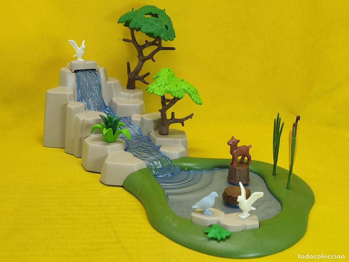 Playmobil: Playmobil Cascada con vegetaci&oacute;n, diorama
